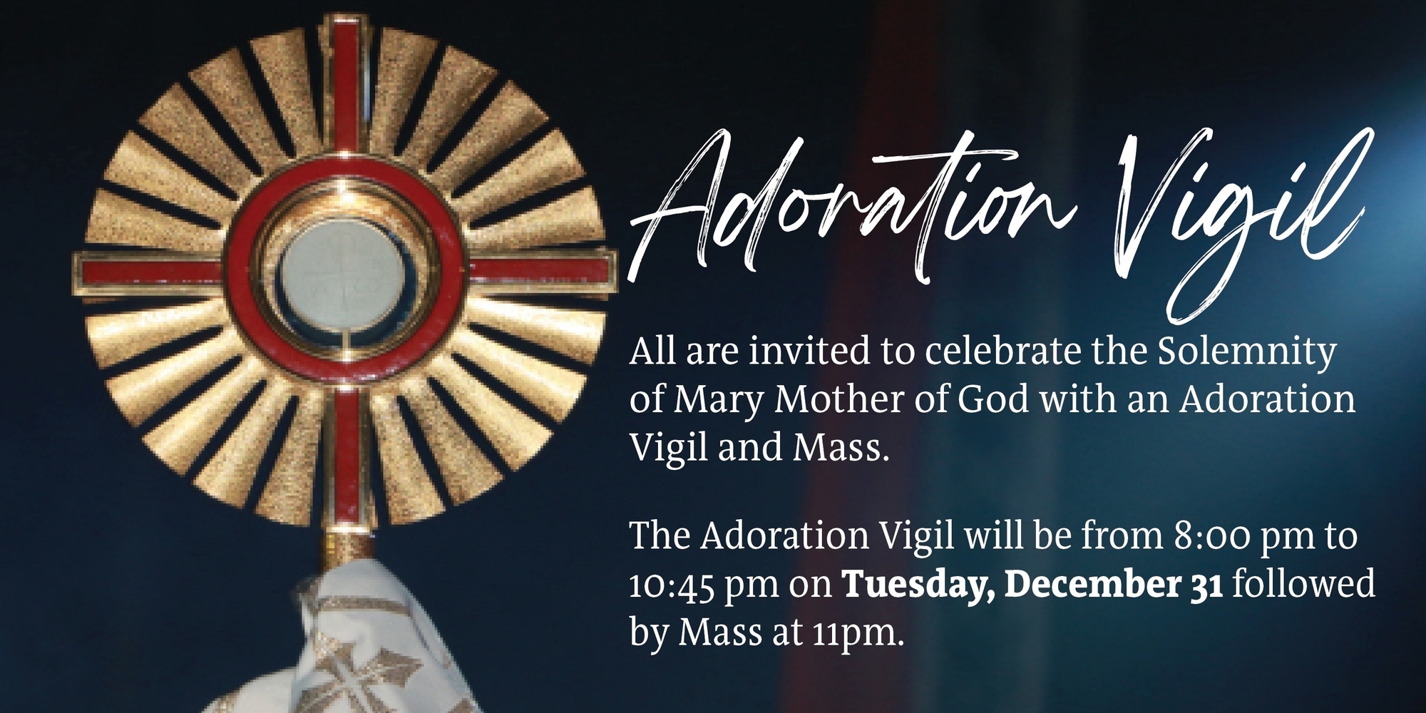 Adoration Vigil dec 2024