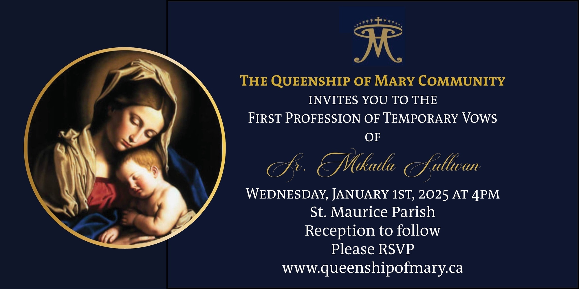 Queenship of Mary dec 2024